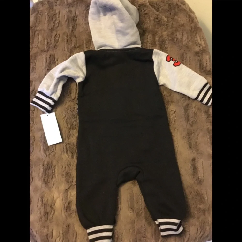 🪷 NWT Infant US Polo One-Piece W/Hood Sz 6-9months